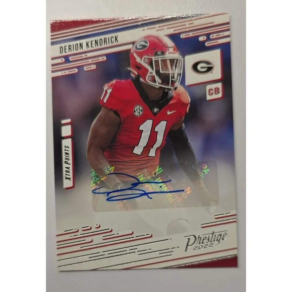 2022 Panini Draft Picks - Prestige Xtra Points Signatures Derion Kendrick